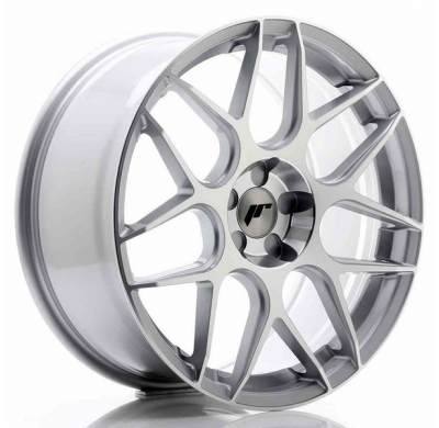 Llanta Jr Wheels Jr18 19x8,5 Et20-42 5h Blank Silver Machined Japan Racing