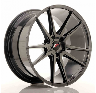 Llanta Jr Wheels Jr21 21x11 Et15-55 5h Blank Hyper Black Japan Racing