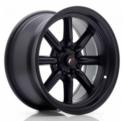 LLANTA JR Wheels JR19 16x8 ET0 4x100/114 Matt Black JAPAN RACING