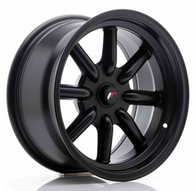 LLANTA JR Wheels JR19 16x8 ET-20-0 BLANK Matt Black JAPAN RACING