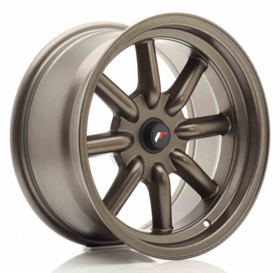 LLANTA JR Wheels JR19 16x8 ET-20-0 BLANK Matt Bronze JAPAN RACING