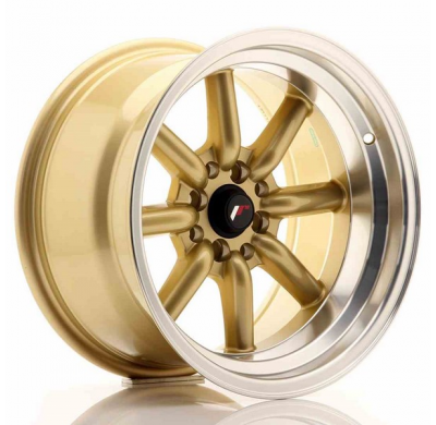 Llanta Jr Wheels Jr19 16x9 Et-15 4x100/114 Gold Japan Racing