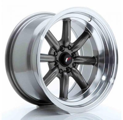 Llanta Jr Wheels Jr19 16x9 Et-15 4x100/114 Gun Metal Japan Racing