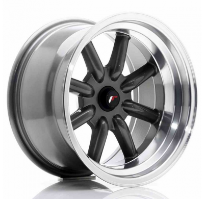 Llanta Jr Wheels Jr19 16x9 Et-25-(-15) Blank Gun Metal Japan Racing
