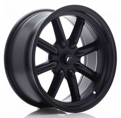 LLANTA JR Wheels JR19 17x8 ET-20-0 BLANK Matt Black JAPAN RACING