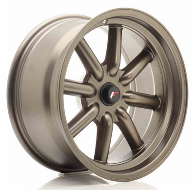 LLANTA JR Wheels JR19 17x8 ET-20-0 BLANK Matt Bronze JAPAN RACING