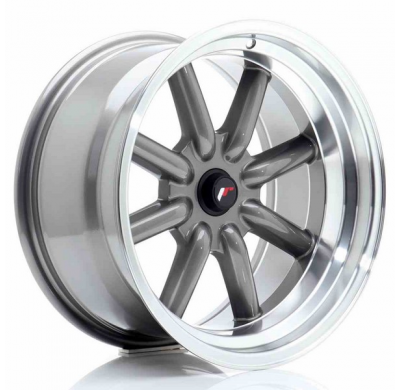 LLANTA JR Wheels JR19 17x9 ET-25-(-10) BLANK Gun Metal JAPAN RACING