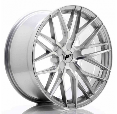 LLANTA JR Wheels JR28 20x10 ET20-40 5H BLANK Silver Machined Face JAPAN RACING