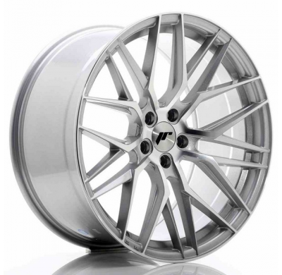 LLANTA JR Wheels JR28 20x10 ET40 5x112 Silver Machined Face JAPAN RACING