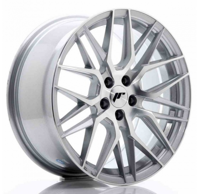 LLANTA JR Wheels JR28 17x8 ET35 5x100 Silver Machined Face JAPAN RACING