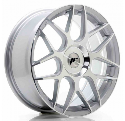 LLANTA JR Wheels JR18 18x7,5 ET35-40 Blank Silver Machined JAPAN RACING