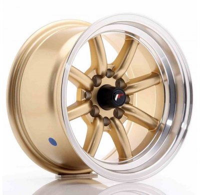 LLANTA JR Wheels JR19 14x8 ET-13 4x100/114 Gold JAPAN RACING