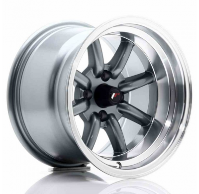 LLANTA JR Wheels JR19 14x9 ET-25 4x100 Gun Metal JAPAN RACING