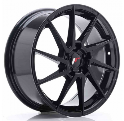 Llanta Jr Wheels Jr36 18x8 Et45 5x112 Gloss Black Japan Racing