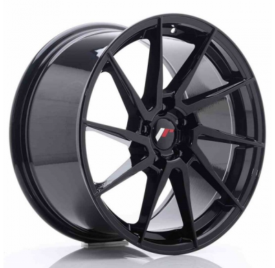 LLANTA JR Wheels JR36 18x9 ET35 5x120 Gloss Black JAPAN RACING