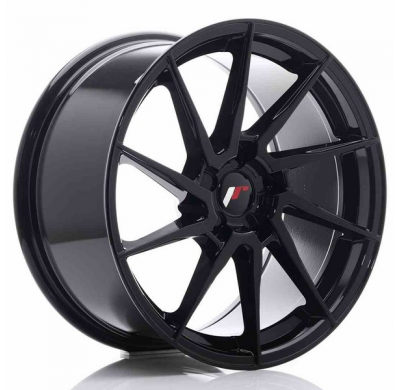 LLANTA JR Wheels JR36 18x9 ET20-48 5H BLANK Gloss Black JAPAN RACING