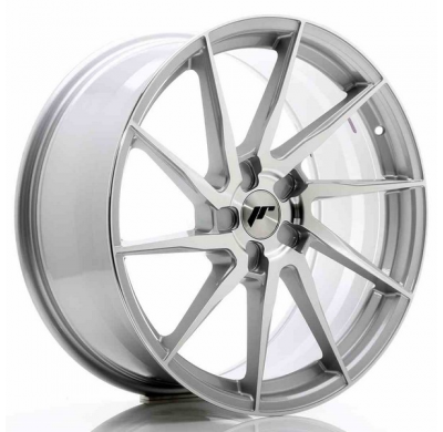 LLANTA JR Wheels JR36 20x9 ET15-38 5H BLANK Silver Brushed Face JAPAN RACING