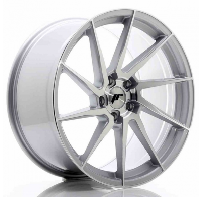 LLANTA JR Wheels JR36 20x10 ET40 5x112 Silver Brushed Face JAPAN RACING
