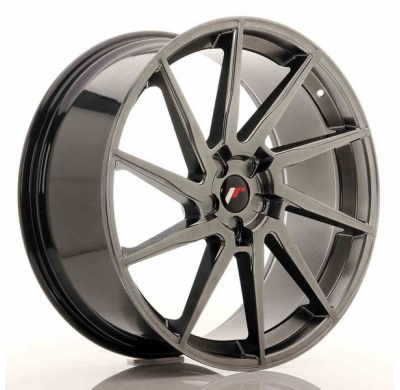 LLANTA JR Wheels JR36 23x10 ET30-55 5H BLANK Hyper Black JAPAN RACING