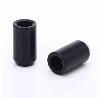 Juego De Tuercas Estrella 14x1,5 Negras + Llave Japan Racing