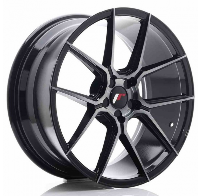 Llanta Jr Wheels Jr30 19x8,5 Et20-42 5h Blank Black Brushed W/Tinted Face Japan Racing