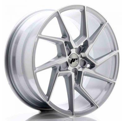 LLANTA JR Wheels JR33 20x9 ET20-48 5H BLANK Silver Machined Face JAPAN RACING