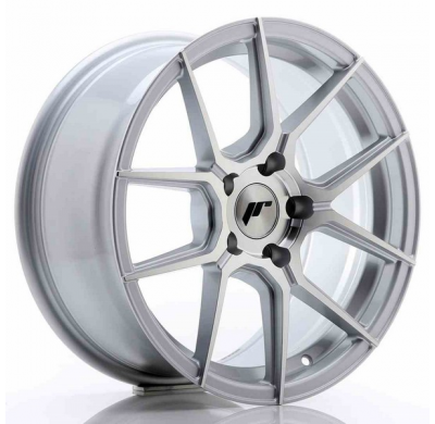 LLANTA JR Wheels JR30 17x8 ET35 5x120 Silver Machined Face JAPAN RACING