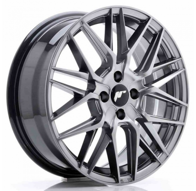 Llanta Jr Wheels Jr28 17x7 Et40 4x100 Hyper Black Japan Racing