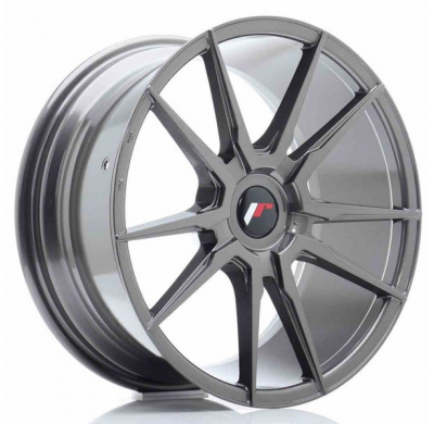 Llanta Jr Wheels Jr21 18x8,5 Et20-40 Blank Hyper Gray Japan Racing