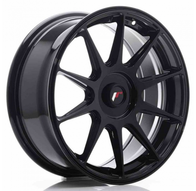 LLANTA JR Wheels JR11 17x7,25 ET35-40 Blank Glossy Black JAPAN RACING