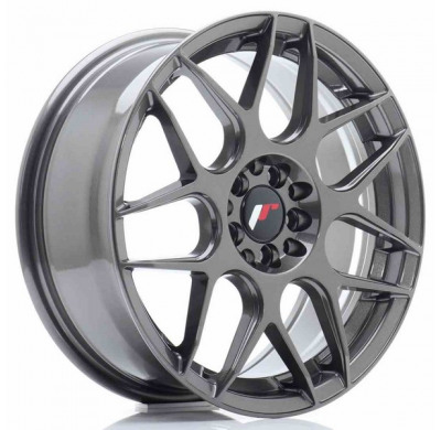 LLANTA JR Wheels JR18 17x7 ET40 4x100/114 Hyper Gray JAPAN RACING