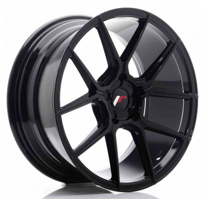 LLANTA JR Wheels JR30 18x8,5 ET40 5H BLANK Glossy Black JAPAN RACING