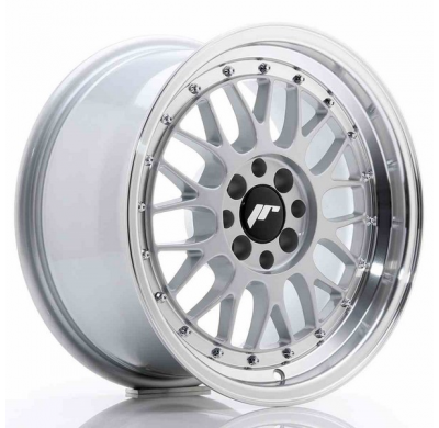 LLANTA JR Wheels JR23 16x8 ET35 4x100/114,3 Hyper Silver w/Machined Lip JAPAN RACING