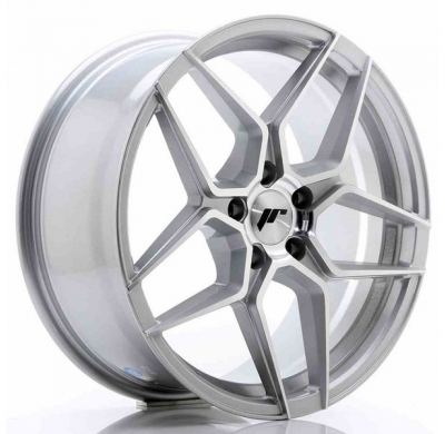 LLANTA JR Wheels JR34 18x8 ET42 5x112 Silver Machined Face JAPAN RACING