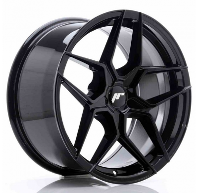 LLANTA JR Wheels JR34 18x9 ET20-42 5H BLANK Glossy Black JAPAN RACING