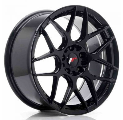 Llanta Jr Wheels Jr18 18x8,5 Et25 5x114/120 Glossy Black Japan Racing