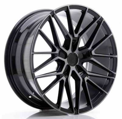 LLANTA JR Wheels JR38 20x9 ET20-45 5H BLANK Black Brushed w/Tinted Face JAPAN RACING