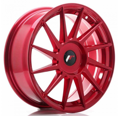 LLANTA JR Wheels JR22 17x7 ET35-40 BLANK Platinum Red JAPAN RACING