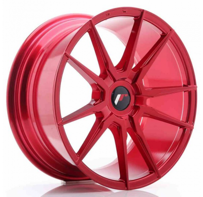 Llanta Jr Wheels Jr21 18x8,5 Et40 Blank Platinum Red Japan Racing