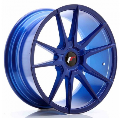 Llanta Jr Wheels Jr21 18x8,5 Et40 Blank Platinum Blue Japan Racing