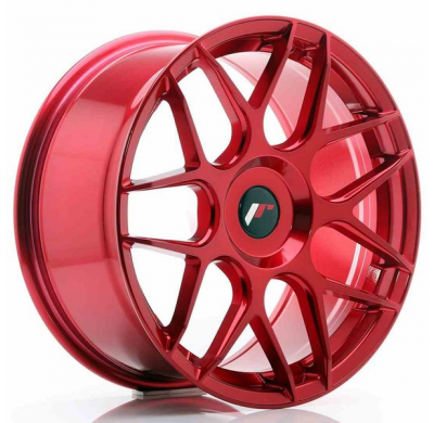 Llanta Jr Wheels Jr18 18x8,5 Et25-45 Blank Platinum Red Japan Racing