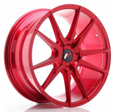 Llanta Jr Wheels Jr21 19x8,5 Et20-43 5h Blank Platinum Red Japan Racing