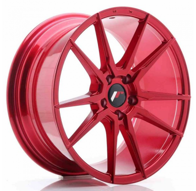 Llanta Jr Wheels Jr21 18x8,5 Et40 5x114,3 Platinum Red Japan Racing