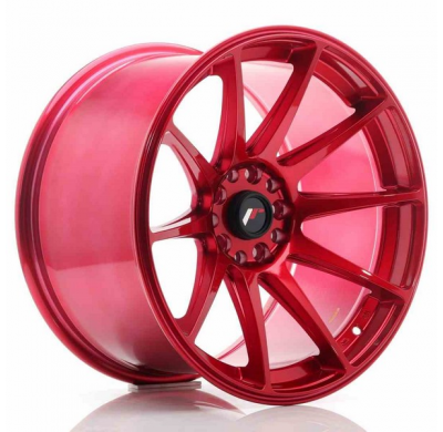 Llanta Jr Wheels Jr11 18x10,5 Et22 5x114/120 Platinum Red Japan Racing