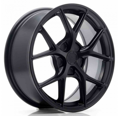LLANTA JR Wheels SL01 17x7 ET20-40 5H BLANK Matt Black JAPAN RACING
