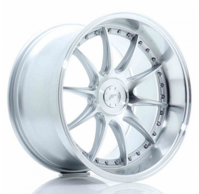 Llanta Jr Wheels Jr41 19x11 Et12-25 5h Blank Silver Machined Face Japan Racing