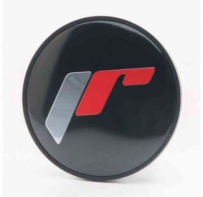 Calcomanía Para Gorra Para C087 - Negro + Letras Plateadas/Rojas Japan Racing