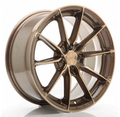 LLANTA JR Wheels JR37 17x8 ET40 4x100 Platinum Bronze JAPAN RACING