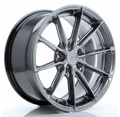 LLANTA JR Wheels JR37 17x8 ET40 5x112 Hyper Black JAPAN RACING