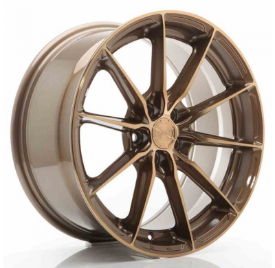 LLANTA JR Wheels JR37 17x8 ET20-40 5H BLANK Platinum Bronze JAPAN RACING